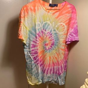 polo tie dyed shirt